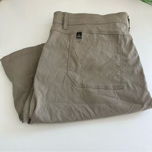 PrAna Men’s Stretch Zion‎ Shorts Tan 42x12 active outdoor hiking